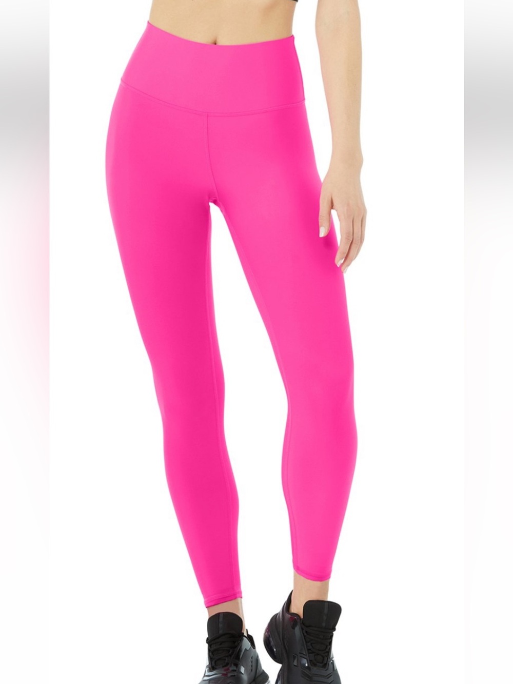 ALO Yoga High-Rise Hot Pink Leggings medium